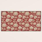 Vintage Floral Elegance Desk Mat Gallery Image 3