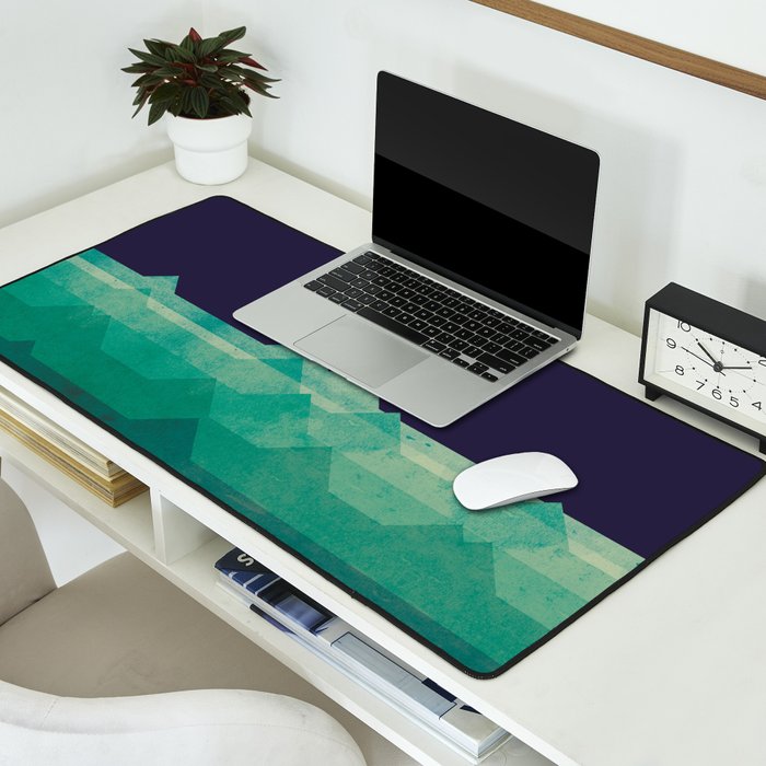 The ocean, the sea, the wave - night scene Desk Mat Gallery Image 2