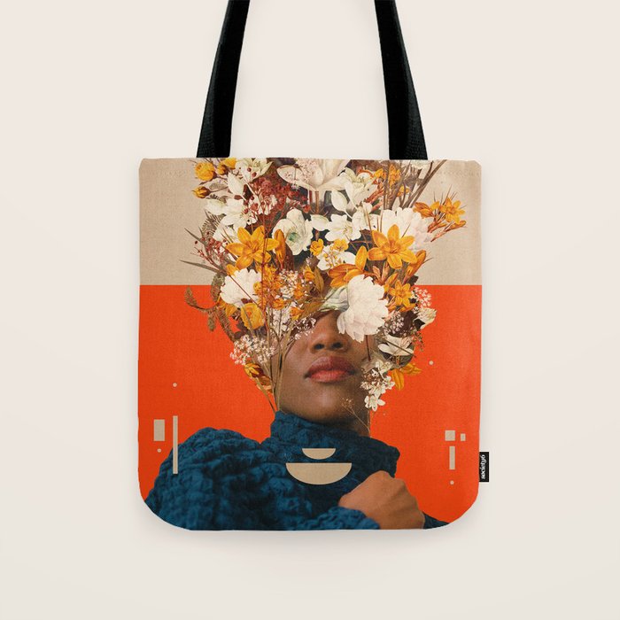 You are my Beige Orange Dreamfield Tote Bag Gallery Image 1