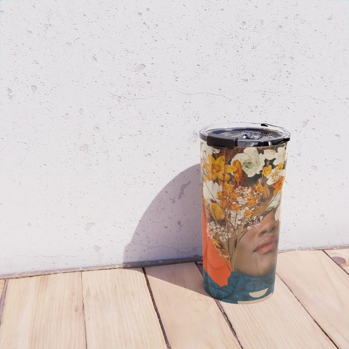 You are my Beige Orange Dreamfield Travel Mug Gallery Image 4
