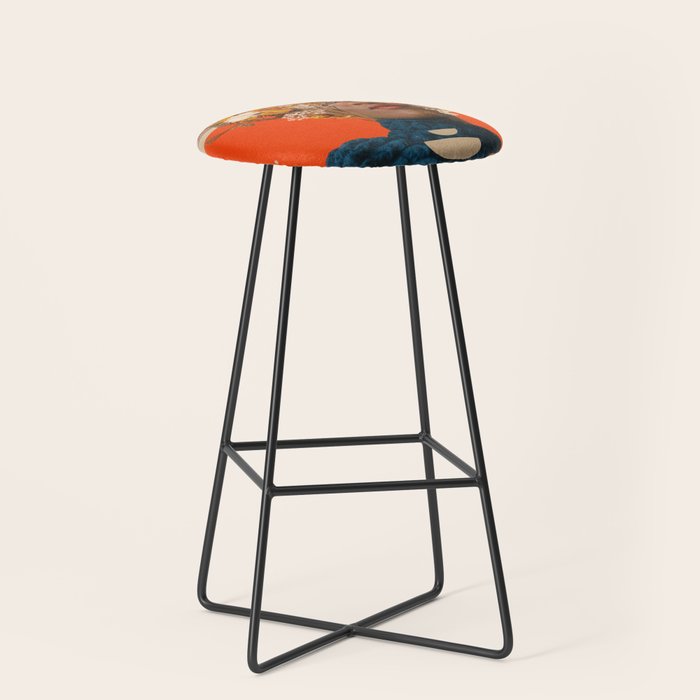 You are my Beige Orange Dreamfield Stool Gallery Image 1