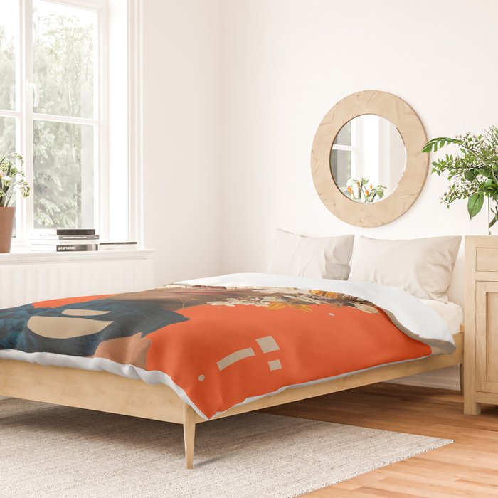 You are my Beige Orange Dreamfield Duvet Cover Gallery Image 2