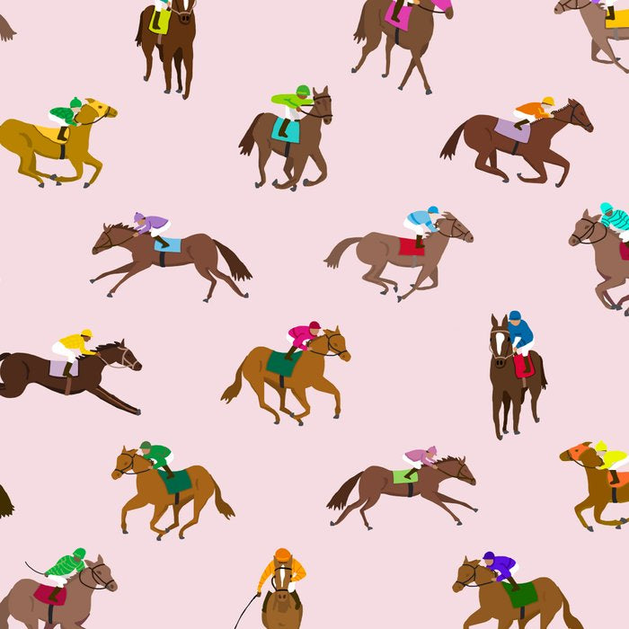 Off to the Horse Races (Pink) Coffee Mug Gallery Image 2