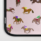 Off to the Horse Races (Pink) Laptop Sleeve Gallery Image 3