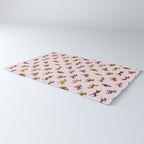 Off to the Horse Races (Pink) Rug Gallery Image 3