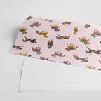Off to the Horse Races (Pink) Wrapping Paper Gallery Image 2