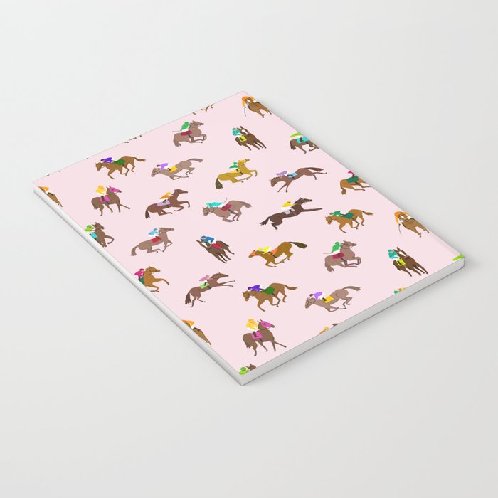 Off to the Horse Races (Pink) Notebook Gallery Image 3