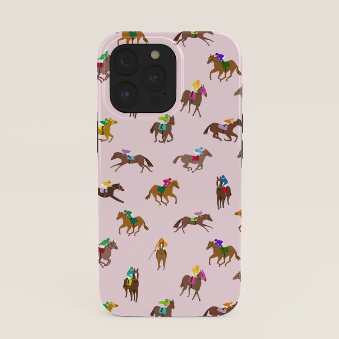 Off to the Horse Races (Pink) iPhone Case Gallery Image 39