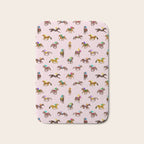 Off to the Horse Races (Pink) Bath Mat Gallery Image 1