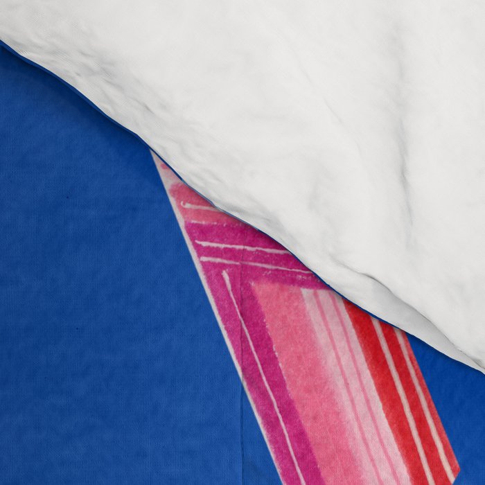 Cast Your Vote | Hand-Lettered Pattern in Blue Comforter Gallery Image 4