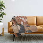 Shapes in Bloom 2 Throw Blanket Gallery Image 1
