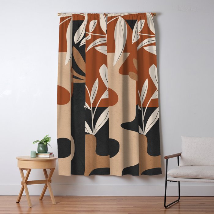 Shapes in Bloom 2 Window Curtain Gallery Image 1