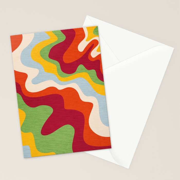 Candy Swirl Stationery Card Gallery Image 2