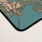 Quirky Western Cowboys on Seahorses Roping Sharks Desk Mat Gallery Image 4