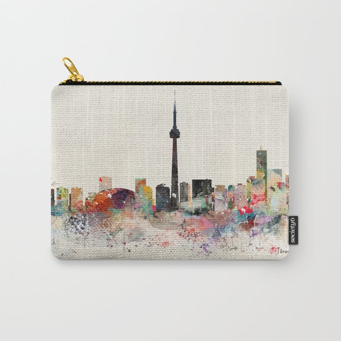 toronto skyline Carry All Pouch Gallery Image 1