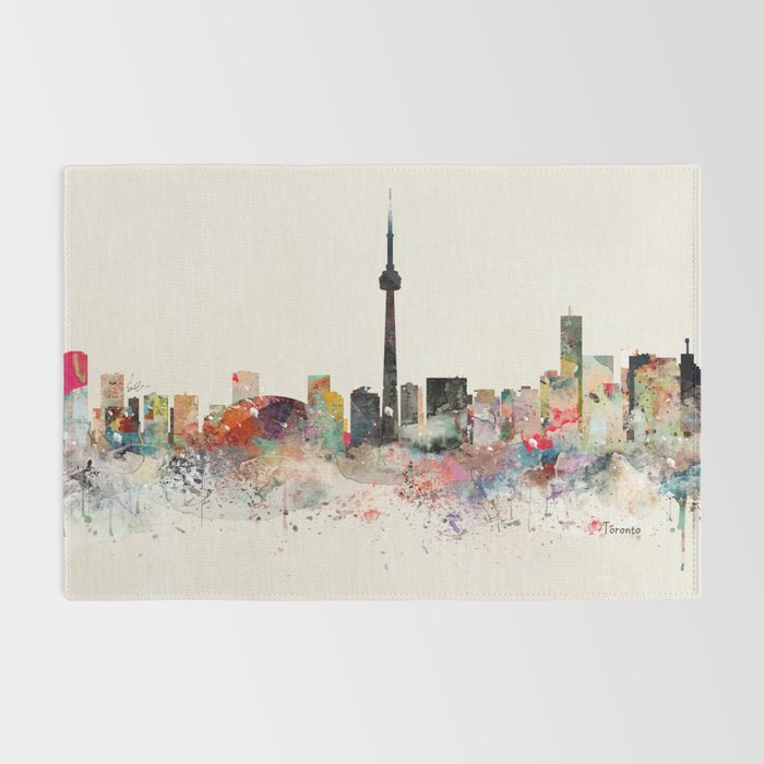 toronto skyline Rug Gallery Image 2