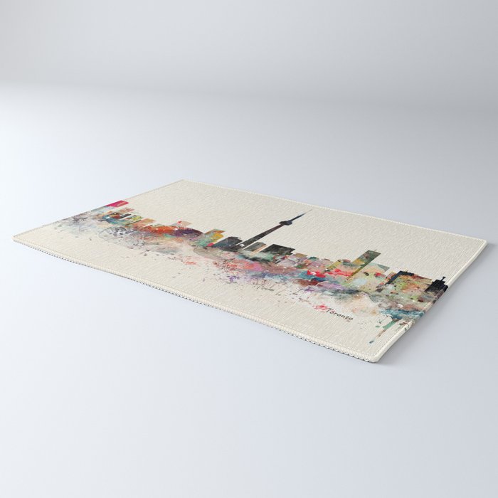 toronto skyline Rug Gallery Image 3