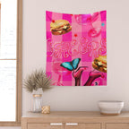 Pink Pony Wall Tapestry Gallery Image 2