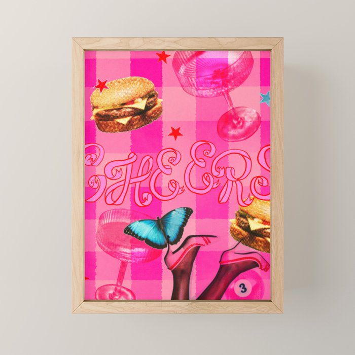Pink Pony Mini Art Print Gallery Image 1