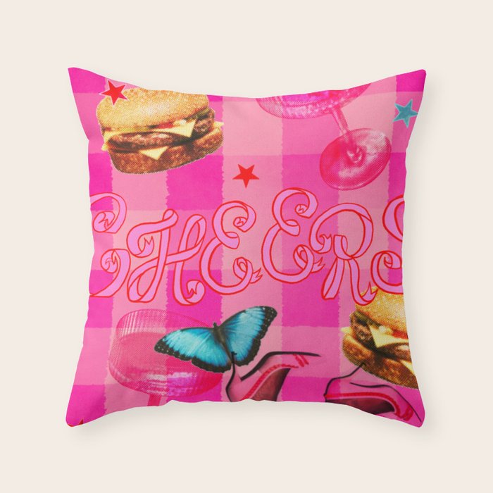 Pink Pony Throw Pillow Gallery Image 6