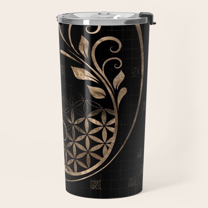 Golden Ratio - Sacred Geometry Ornament Travel Mug Gallery Image 2