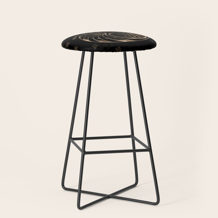 Golden Ratio - Sacred Geometry Ornament Stool Gallery Image 1