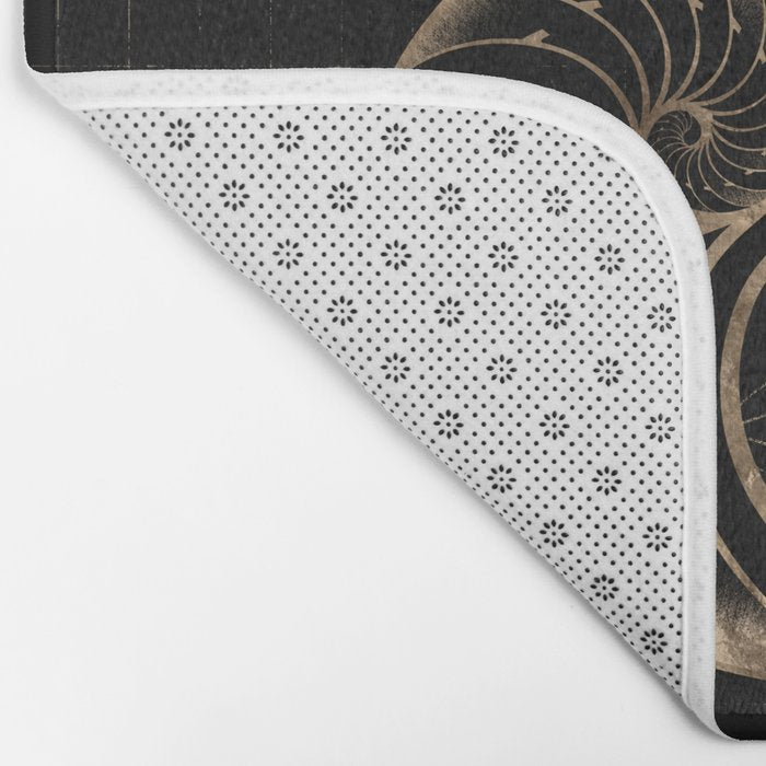Golden Ratio - Sacred Geometry Ornament Bath Mat Gallery Image 2
