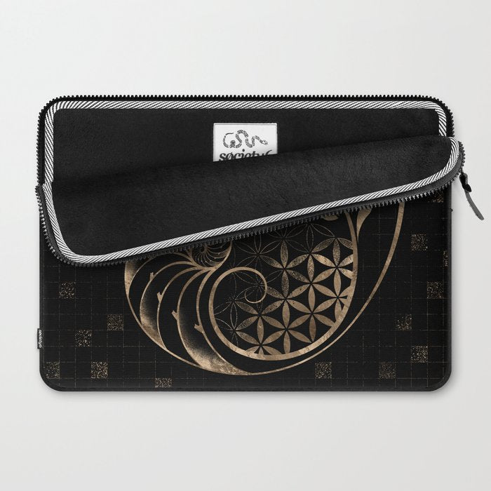 Golden Ratio - Sacred Geometry Ornament Laptop Sleeve Gallery Image 2