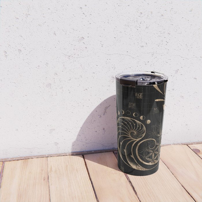 Golden Ratio - Sacred Geometry Ornament Travel Mug Gallery Image 4
