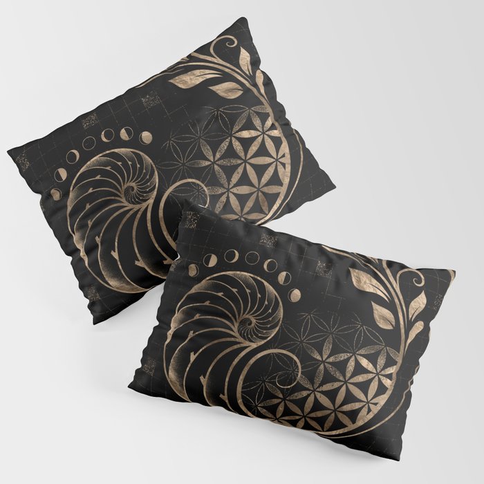 Golden Ratio - Sacred Geometry Ornament Pillow Sham Gallery Image 3