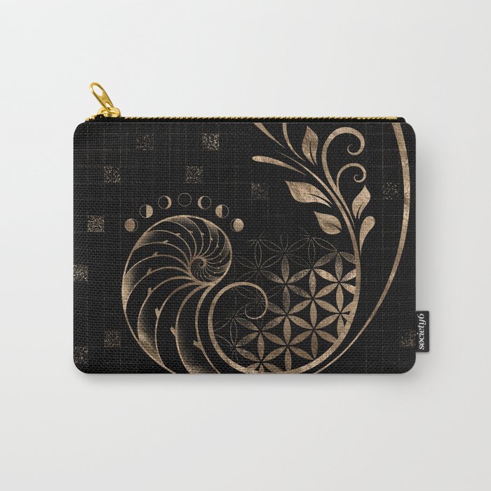 Golden Ratio - Sacred Geometry Ornament Carry All Pouch Gallery Image 1