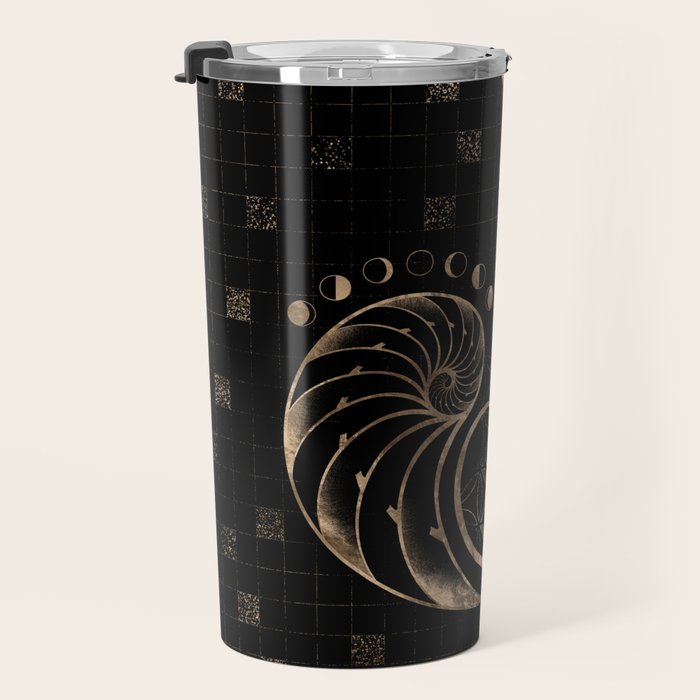 Golden Ratio - Sacred Geometry Ornament Travel Mug Gallery Image 3