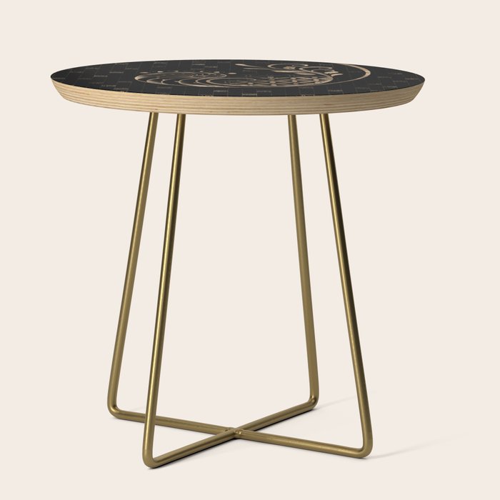 Golden Ratio - Sacred Geometry Ornament Side Table Gallery Image 1