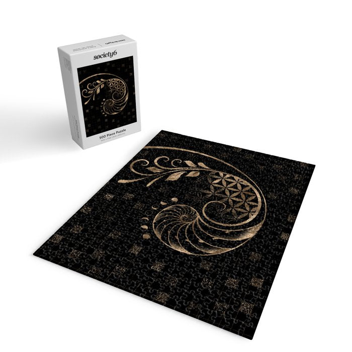 Golden Ratio - Sacred Geometry Ornament Jigsaw Puzzle Gallery Image 2