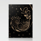 Golden Ratio - Sacred Geometry Ornament Stationery Card Gallery Image 2