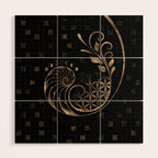Golden Ratio - Sacred Geometry Ornament Wood Wall Art Gallery Image 1