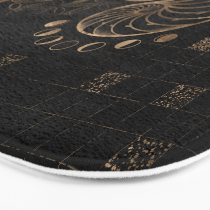 Golden Ratio - Sacred Geometry Ornament Bath Mat Gallery Image 3