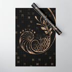 Golden Ratio - Sacred Geometry Ornament Wrapping Paper Gallery Image 1