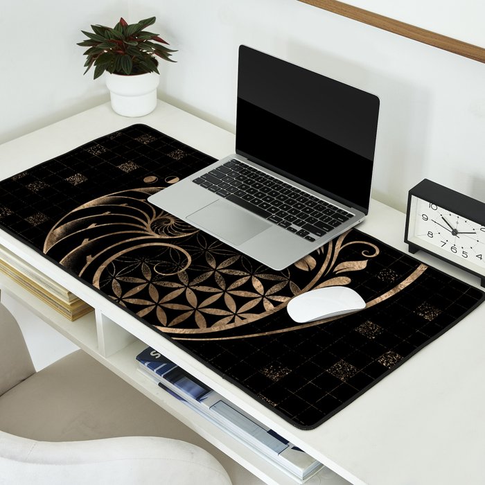 Golden Ratio - Sacred Geometry Ornament Desk Mat Gallery Image 2