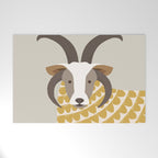 Whimsical Jacob Sheep Welcome Mat Gallery Image 1
