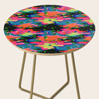 Psychedelic 3D Alien Print Side Table Gallery Image 2