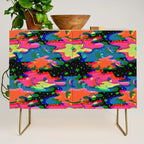 Psychedelic 3D Alien Print Credenza Gallery Image 1