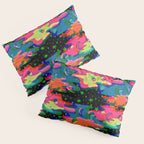 Psychedelic 3D Alien Print Pillow Sham Gallery Image 3