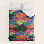 Psychedelic 3D Alien Print Comforter Gallery Image 6