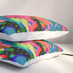 Psychedelic 3D Alien Print Pillow Sham Gallery Image 3
