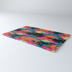 Psychedelic 3D Alien Print Rug Gallery Image 3
