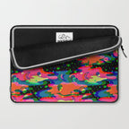 Psychedelic 3D Alien Print Laptop Sleeve Gallery Image 2