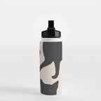 The Abstract Black Cats Water Bottle Gallery Image 2