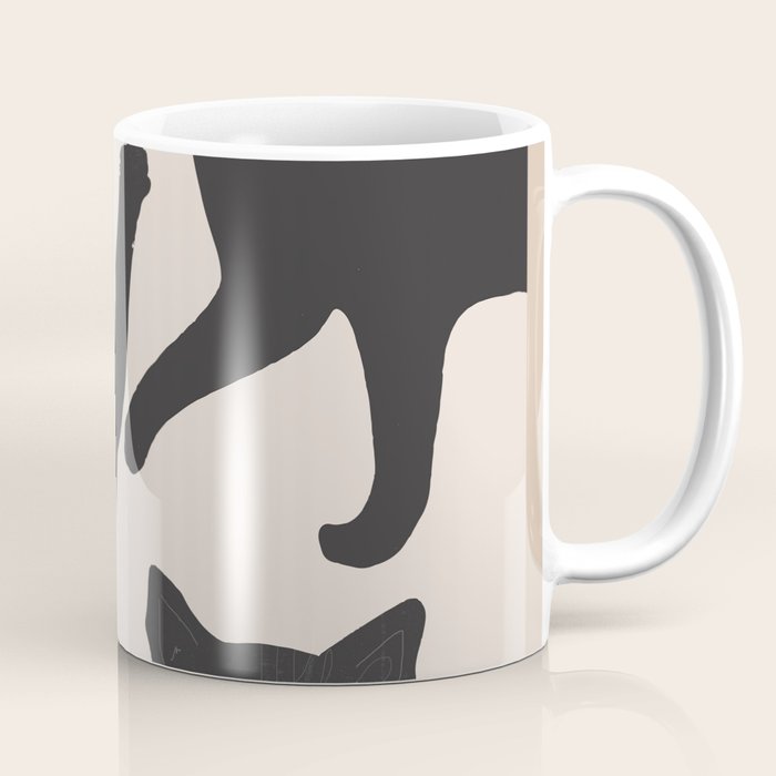 The Abstract Black Cats Coffee Mug Gallery Image 1
