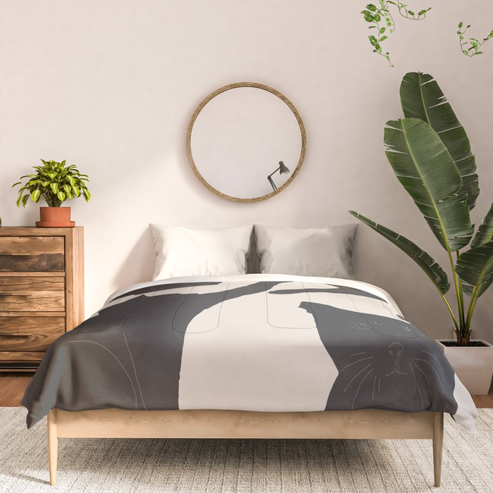 The Abstract Black Cats Comforter Gallery Image 3